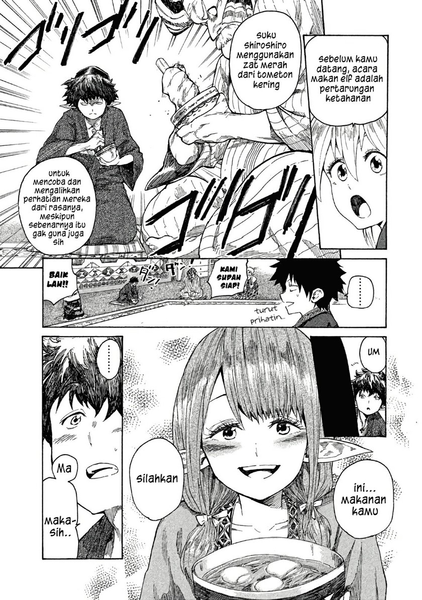 Mazumeshi Elf to Yuubokugurashi Chapter 03 Gambar 8