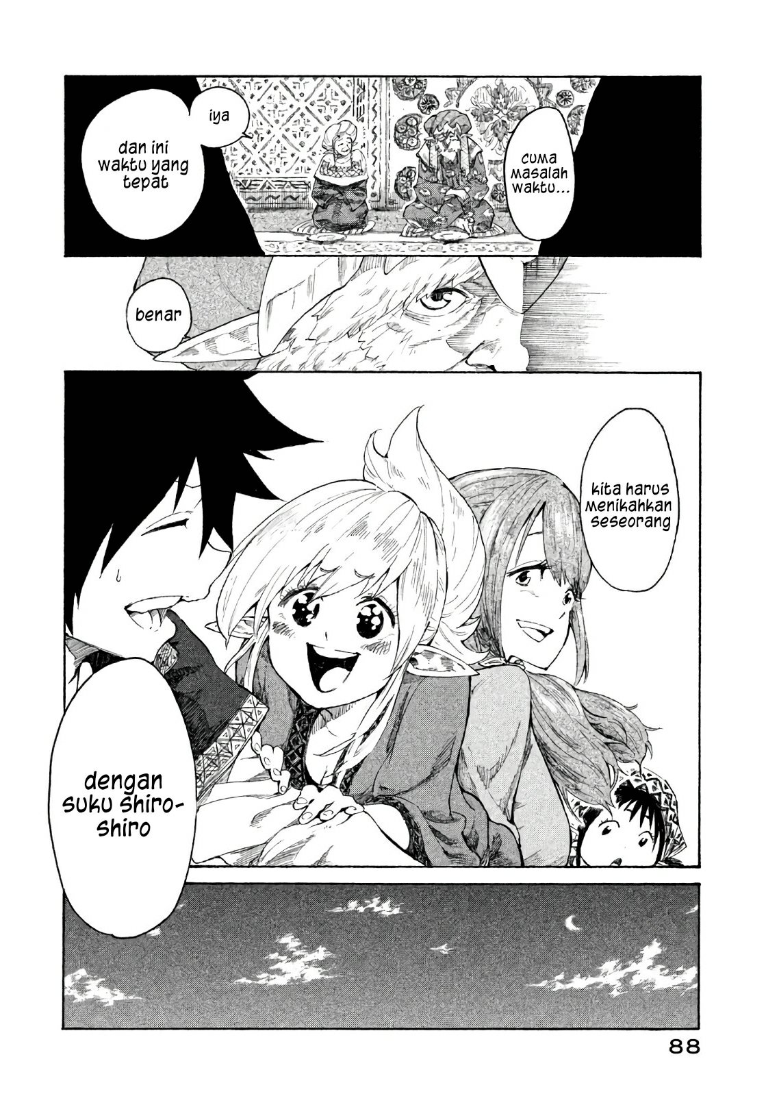 Mazumeshi Elf to Yuubokugurashi Chapter 02 Gambar 41