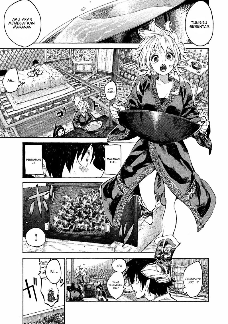 Mazumeshi Elf to Yuubokugurashi Chapter 01 Gambar 14