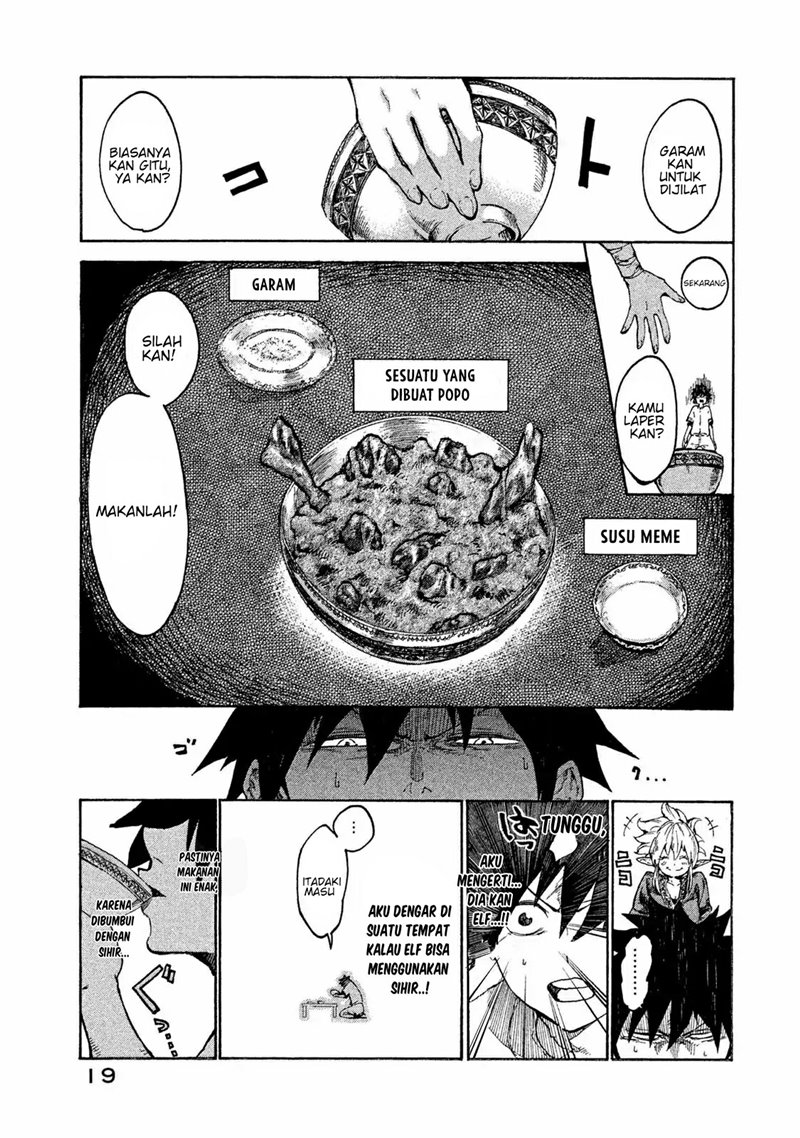 Mazumeshi Elf to Yuubokugurashi Chapter 01 Gambar 18