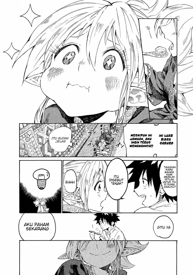 Mazumeshi Elf to Yuubokugurashi Chapter 01 Gambar 44