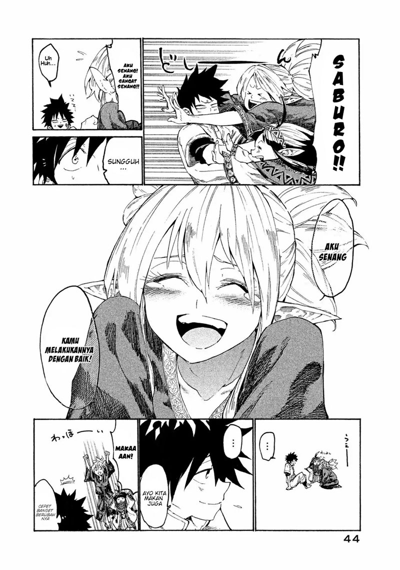 Mazumeshi Elf to Yuubokugurashi Chapter 01 Gambar 43