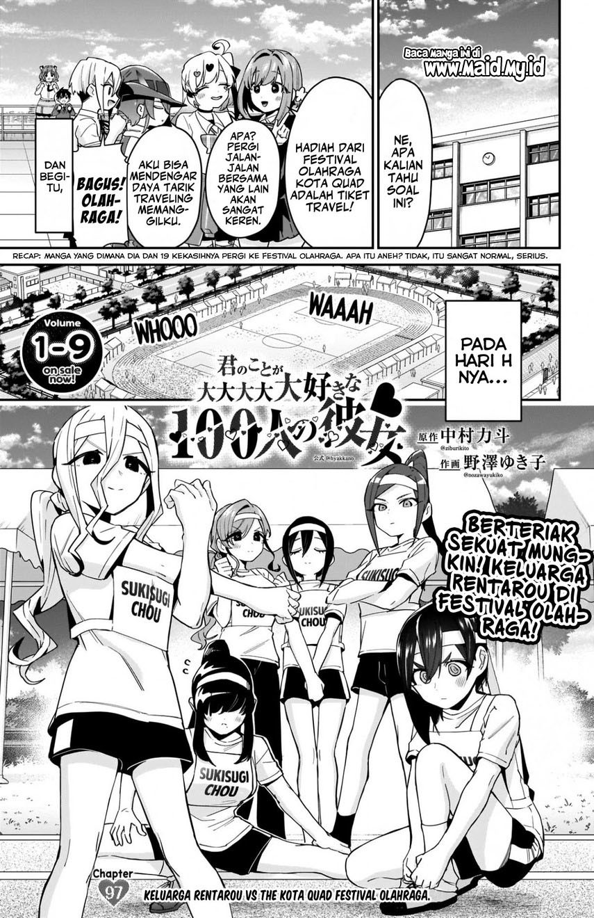 Kimi no Koto ga Dai Dai Dai Dai Daisuki na 100-ri no Kanojo Chapter 97 Gambar 3