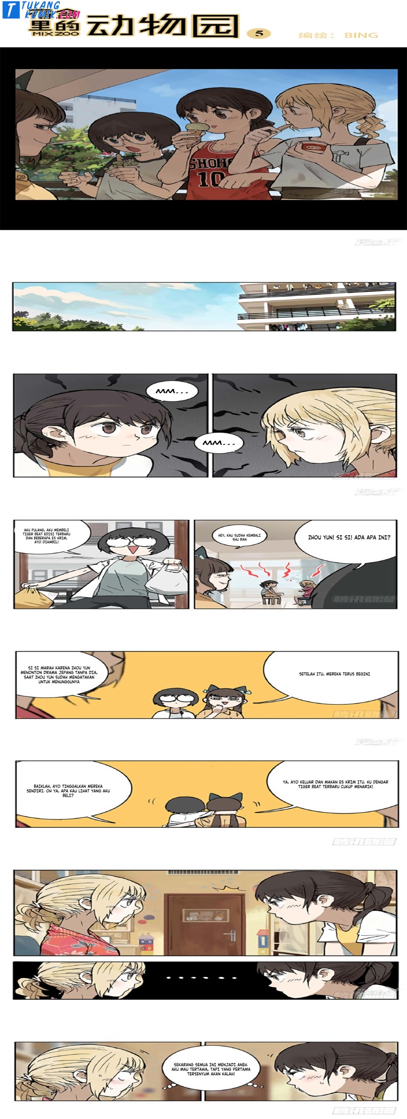 Komik Zoo in the Dorm Chapter 05 gambar nomor 1