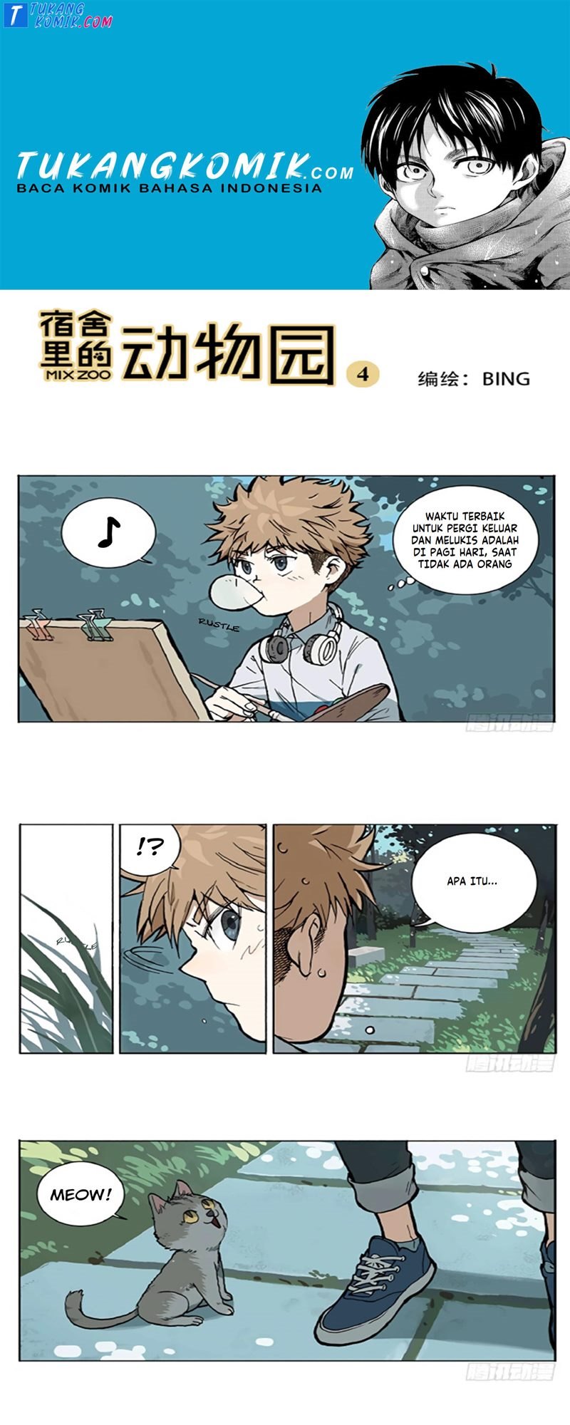 Komik Zoo in the Dorm Chapter 04 gambar nomor 1