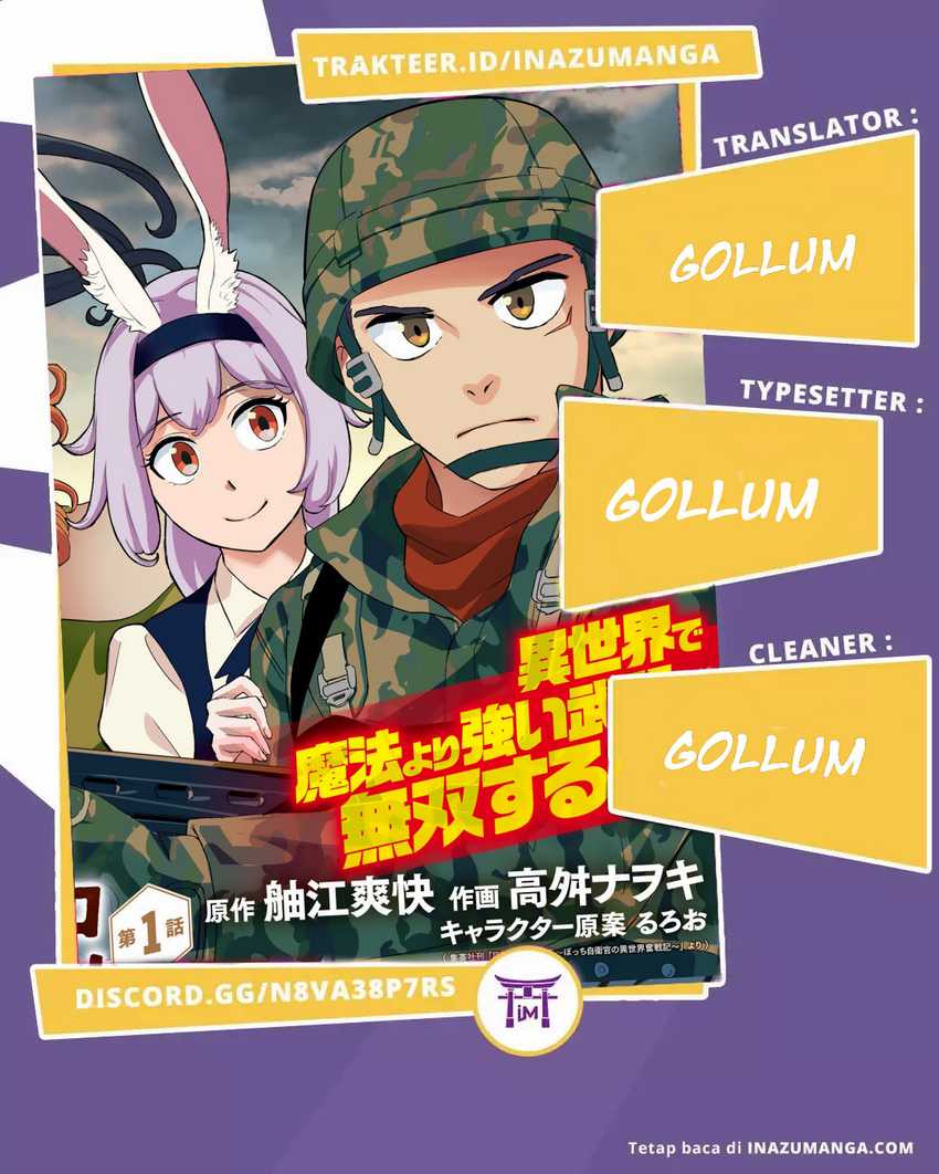 Komik Bocchi Jieikan no Isekai Funsenki Chapter 01 gambar nomor 1