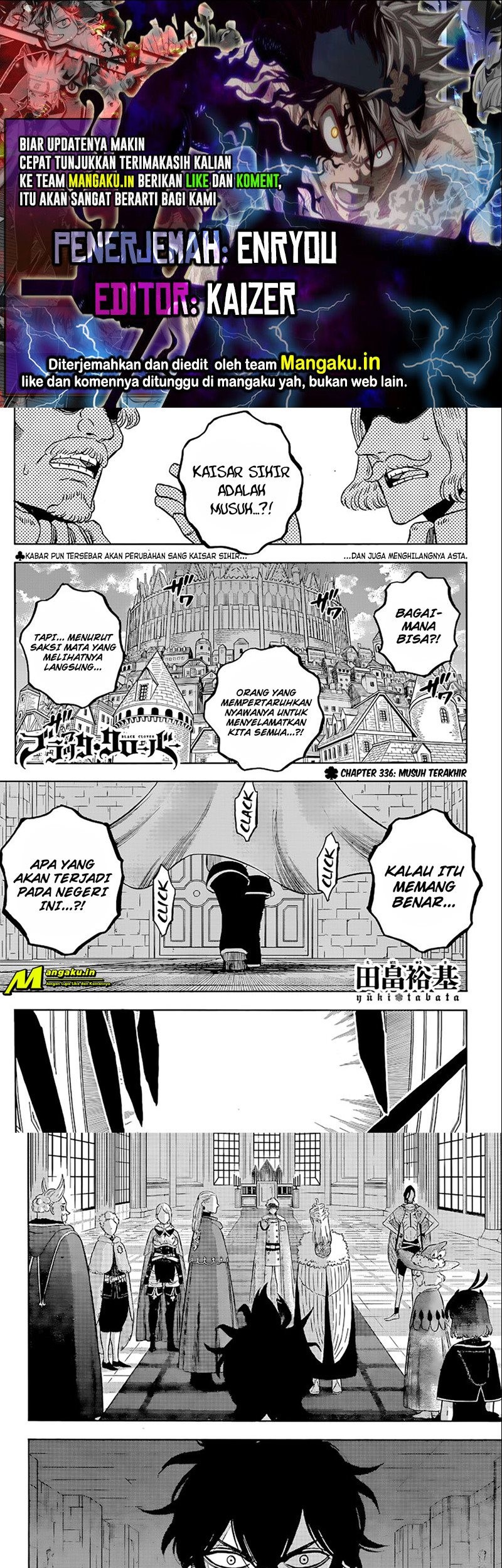 Komik Black Clover Chapter 336 gambar nomor 1
