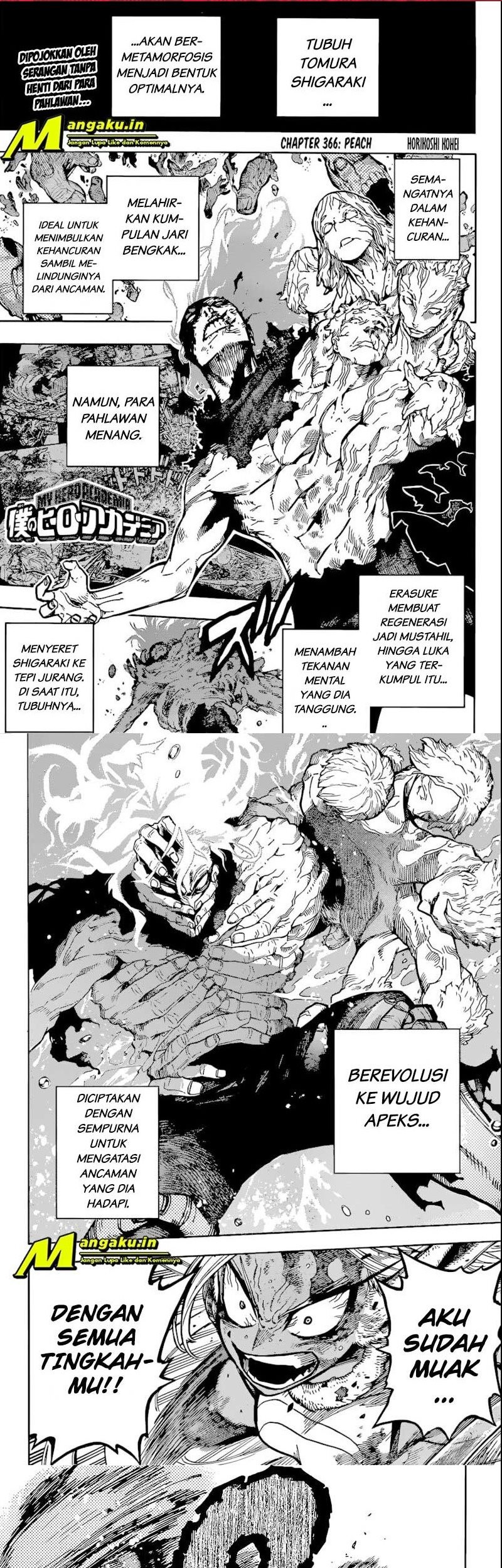 Boku no Hero Academia Chapter 366 Gambar 3