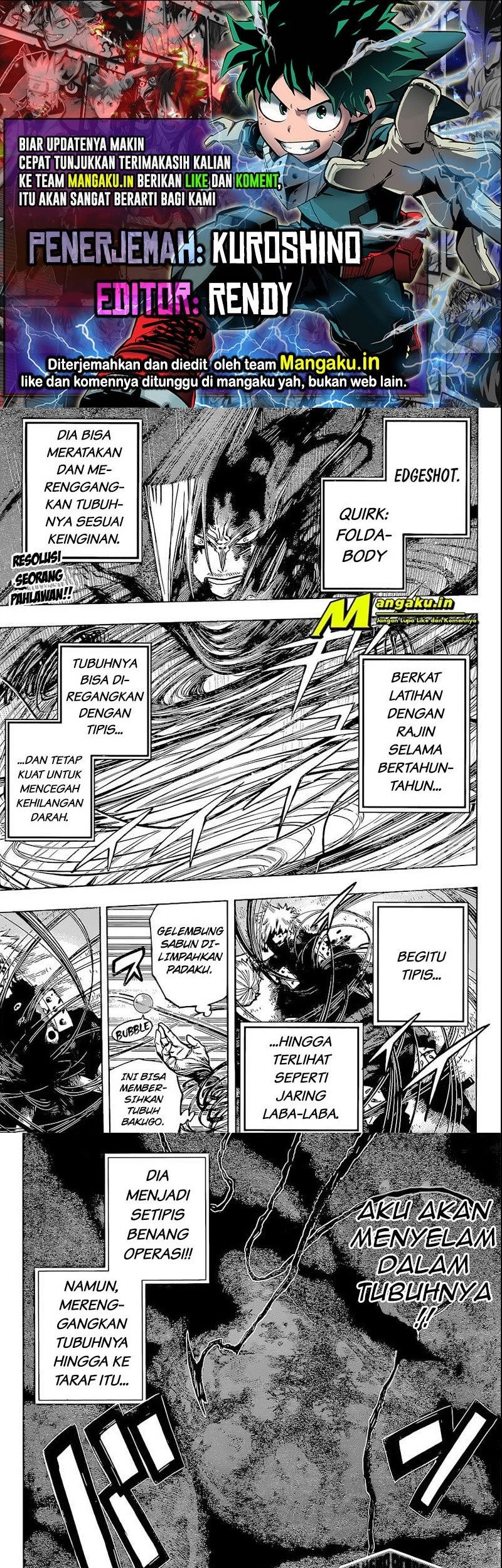 Komik Boku no Hero Academia Chapter 365 gambar nomor 1