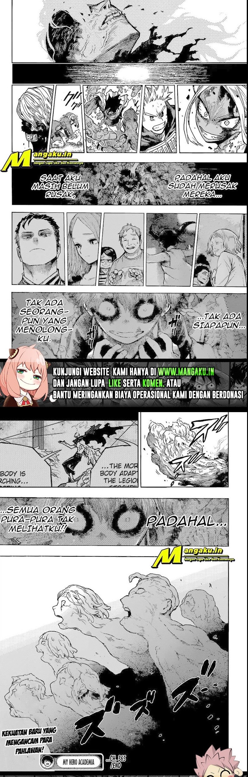 Boku no Hero Academia Chapter 365 Gambar 8