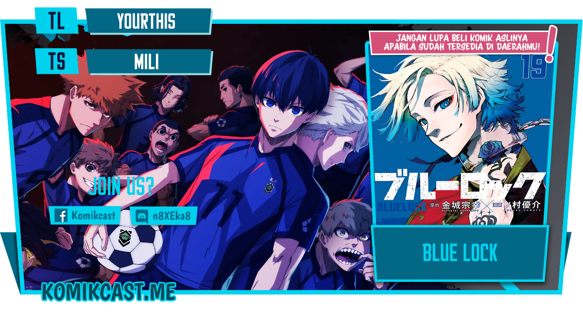 Komik Blue Lock Chapter 184 gambar nomor 1