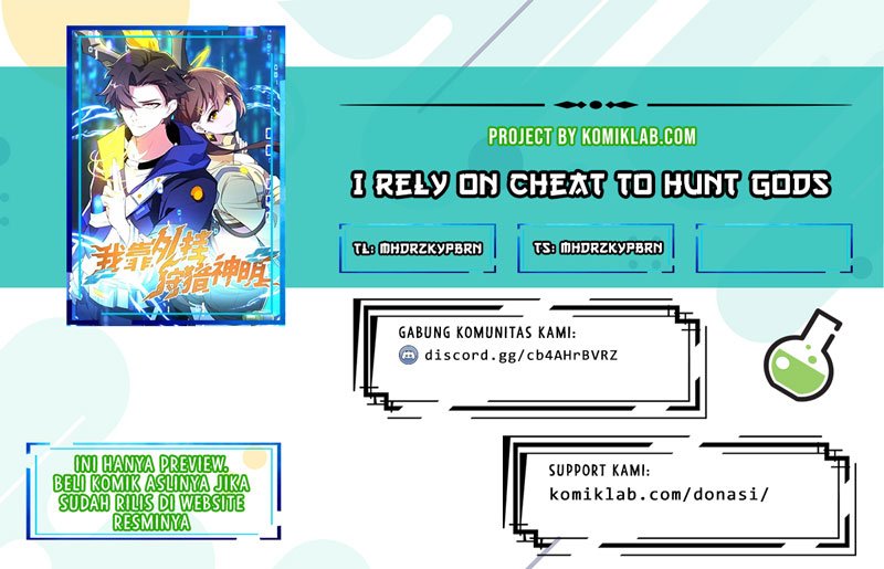 Komik I Rely on Cheat to Hunt Gods Chapter 00.1 gambar nomor 1