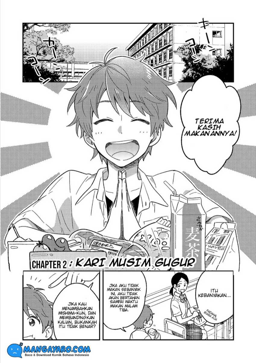 Manga Danshi Koukousei wa Kyou mo Onaka ga Suiteiru Chapter 02 gambar nomor 2