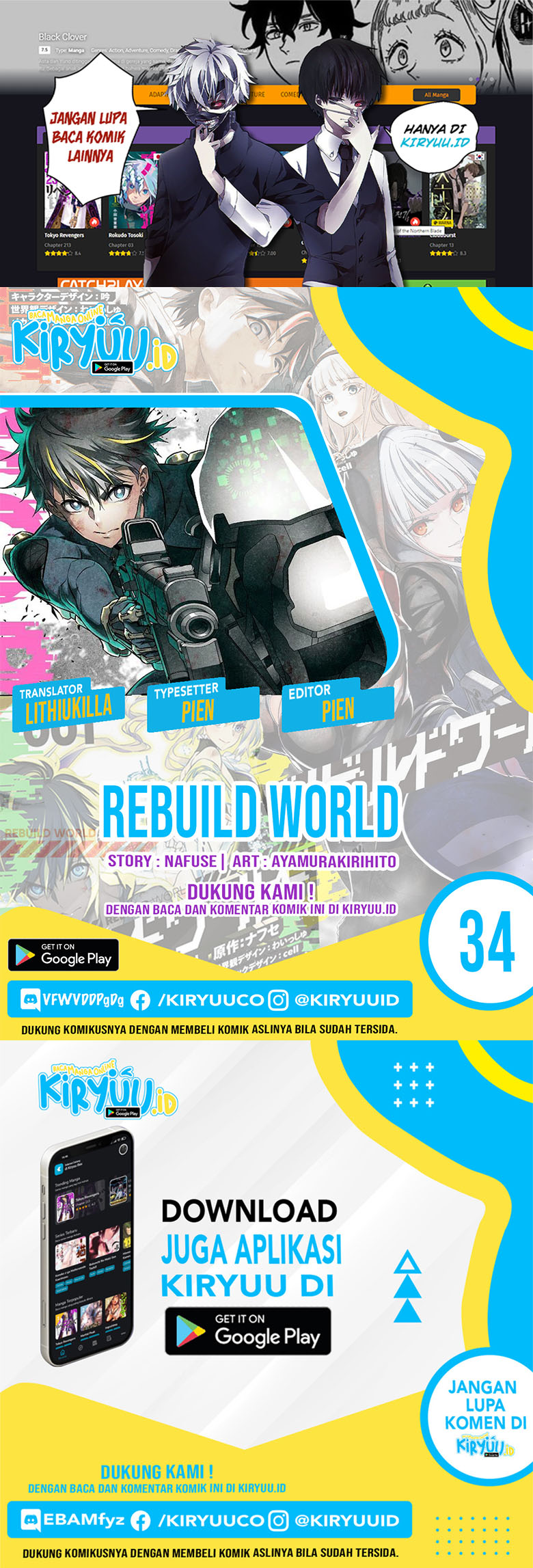 Komik Rebuild World Chapter 34 gambar nomor 1