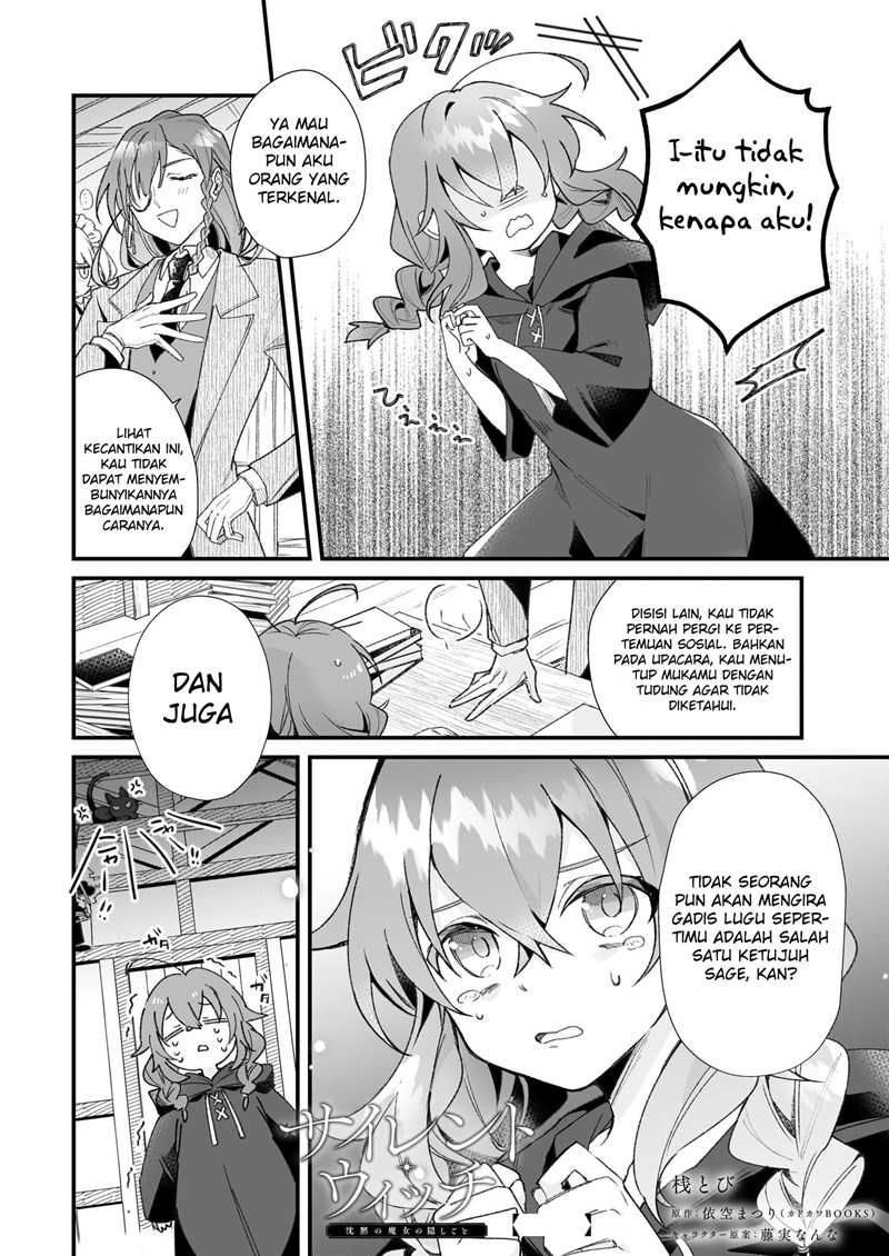 Manga Silent Witch Chinmoku no Majo no Kakushigoto Chapter 01.2 gambar nomor 2