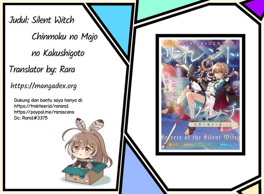 Komik Silent Witch Chinmoku no Majo no Kakushigoto Chapter 01 gambar nomor 1