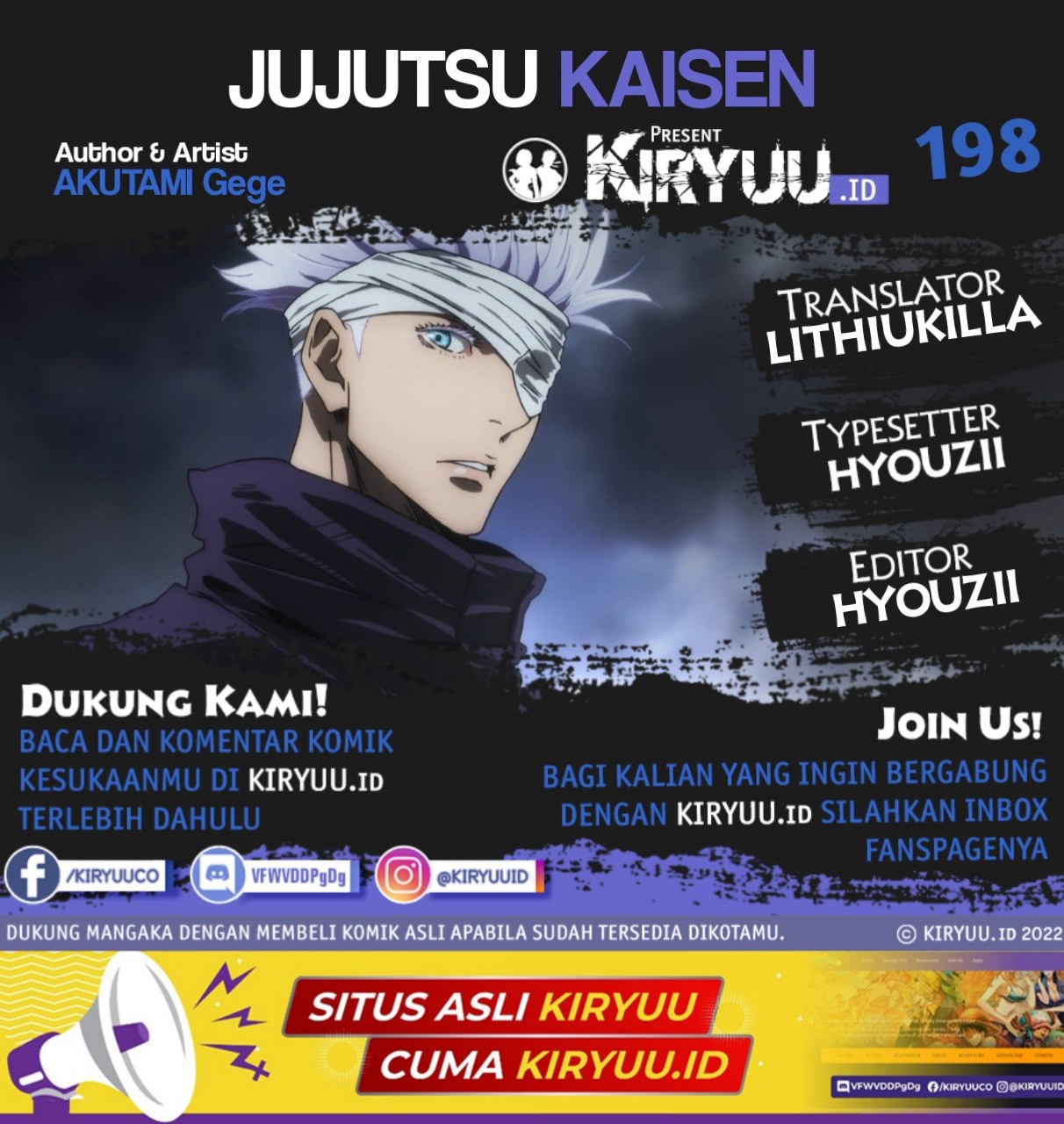 Komik Jujutsu Kaisen Chapter 198 gambar nomor 1