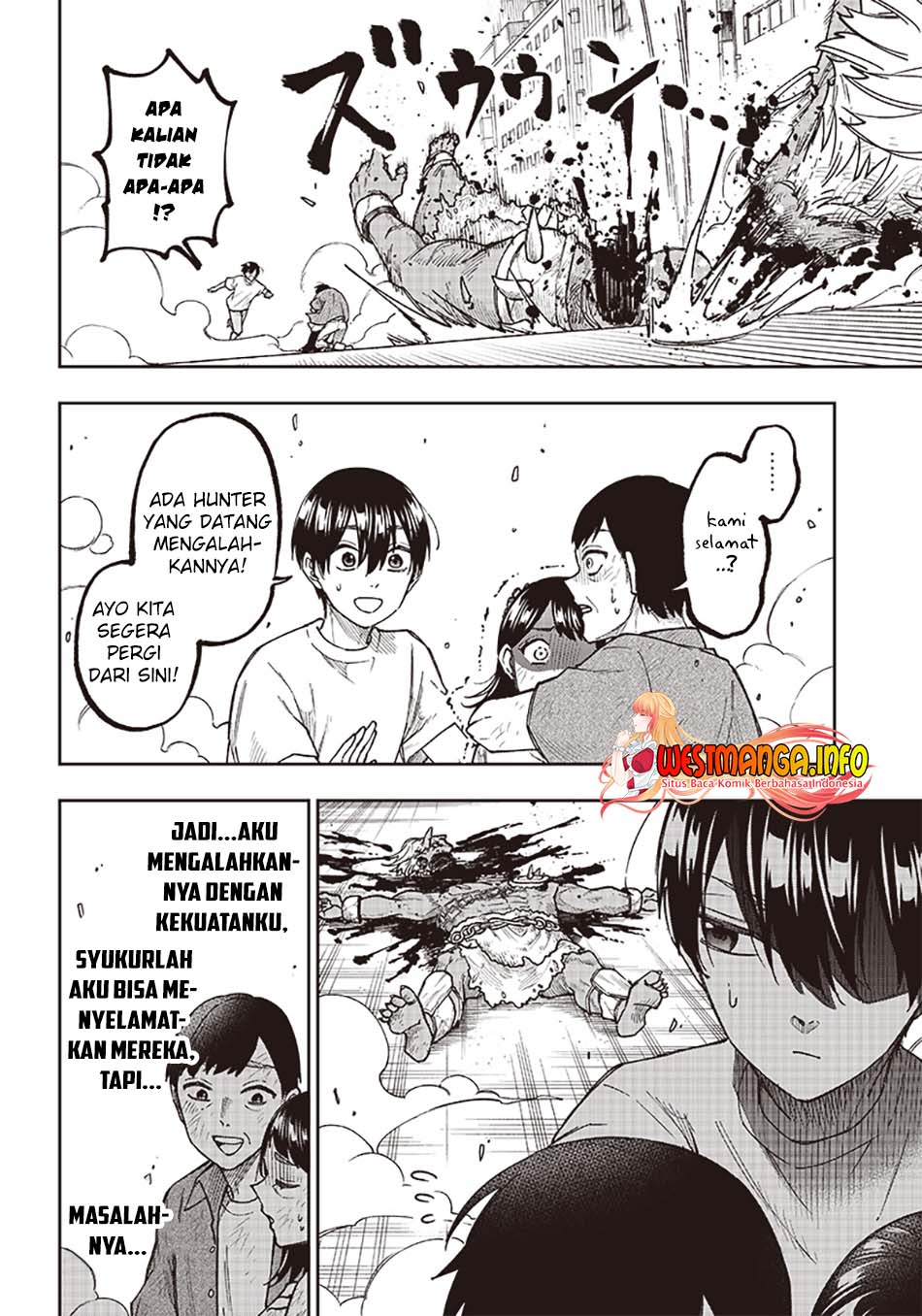 Kyuuseishu MESHIA ~Isekai wo sukutta moto yuusha ga mamono no afureru genjitsu sekai wo musou suru~ Chapter 1 Gambar 40