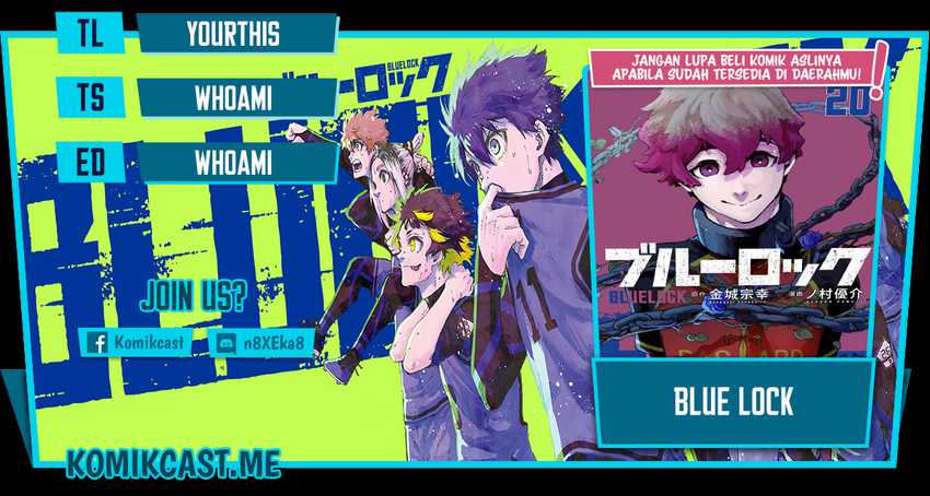 Komik Blue Lock Chapter 188 gambar nomor 1