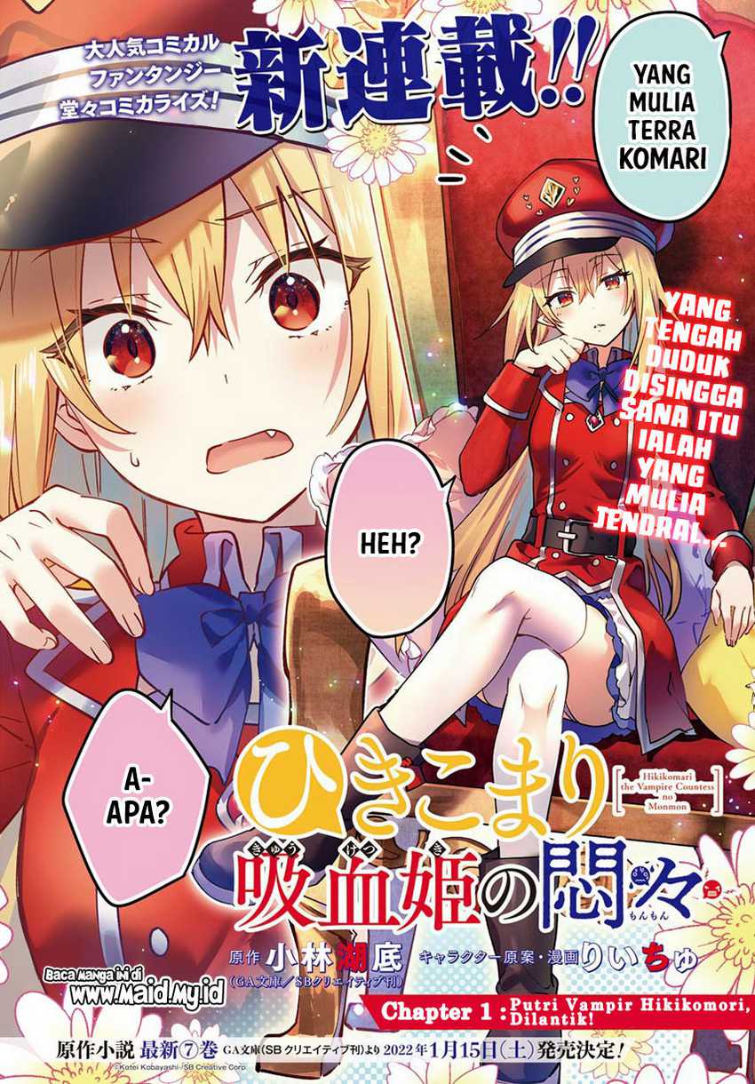 Hikikomari Kyuuketsuki no Monmon Chapter 01 Gambar 4