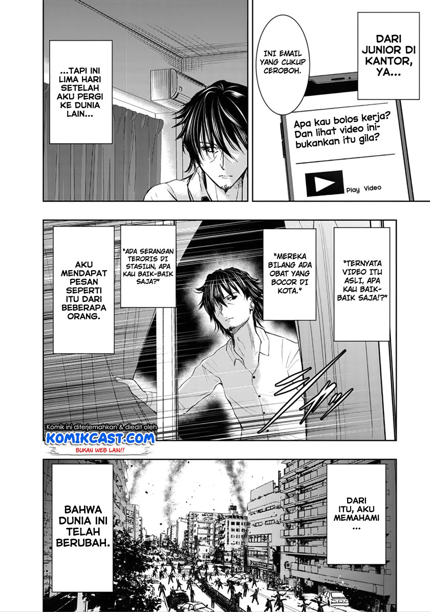 Isekai Kaeri no Ossan wa Shuumatsu de Sekai de Musou Suru Chapter 01 Gambar 30