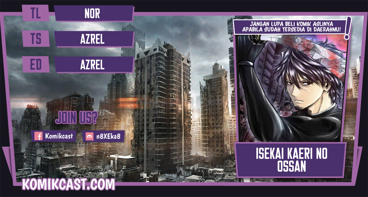 Komik Isekai Kaeri no Ossan wa Shuumatsu de Sekai de Musou Suru Chapter 07 gambar nomor 1