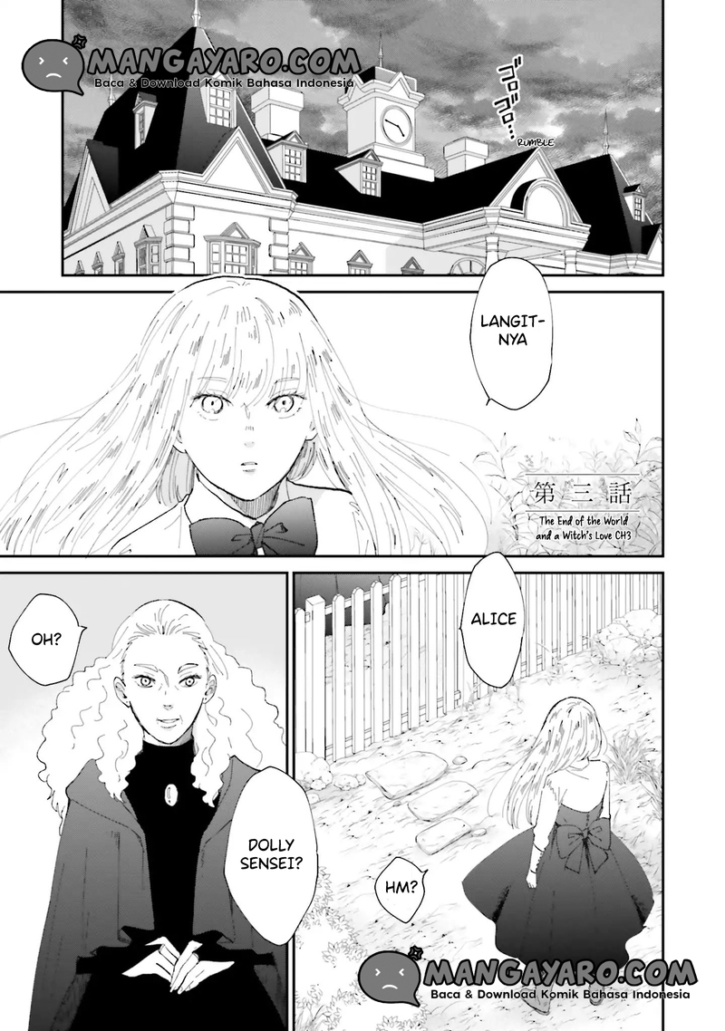 Manga Sekai no Owari to Majo no Koi Chapter 03 gambar nomor 2