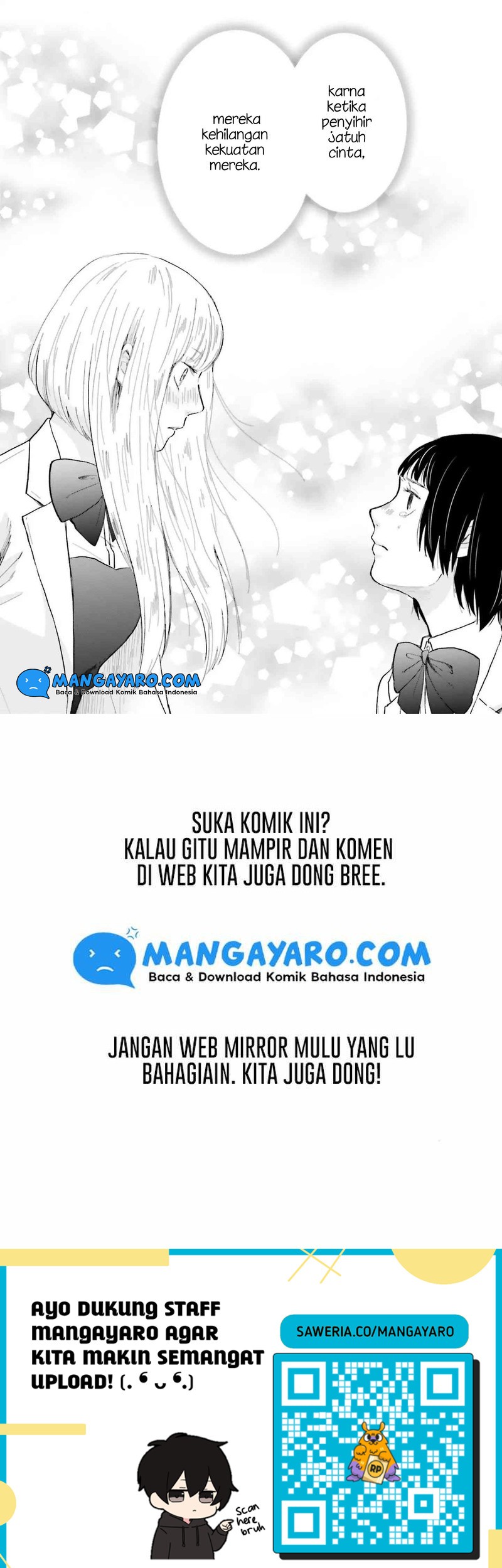 Sekai no Owari to Majo no Koi Chapter 01 Gambar 54