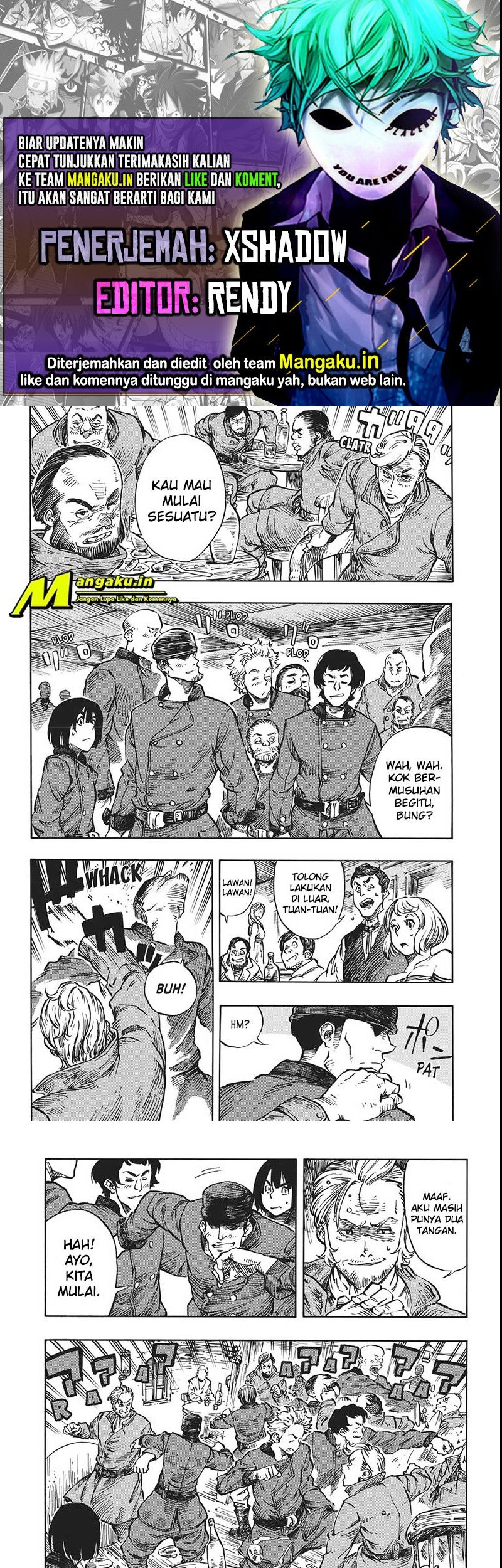 Komik Kuutei Dragons Chapter 07.2 gambar nomor 1