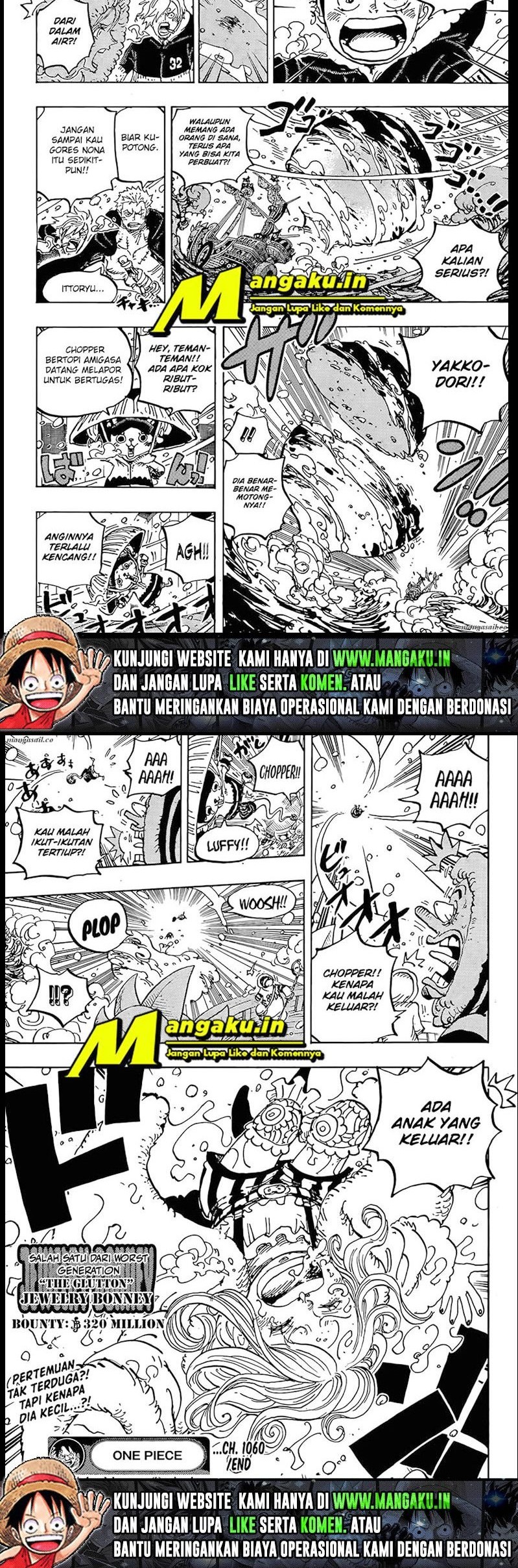 One Piece Chapter 1060 Gambar 11