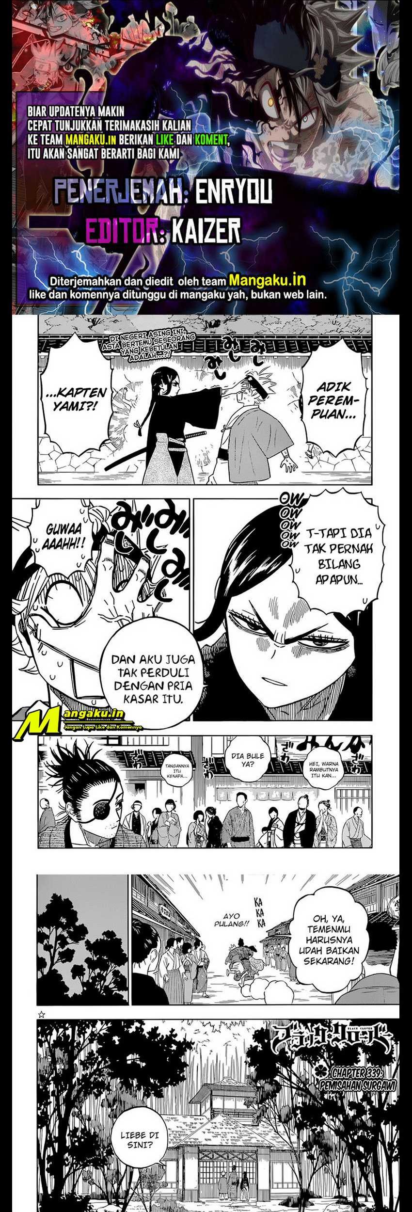 Komik Black Clover Chapter 339 gambar nomor 1