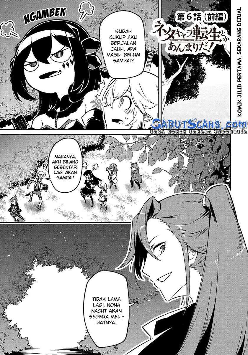 Manga Neta Chara Tensei Toka Anmarida! Chapter 6.1 gambar nomor 2