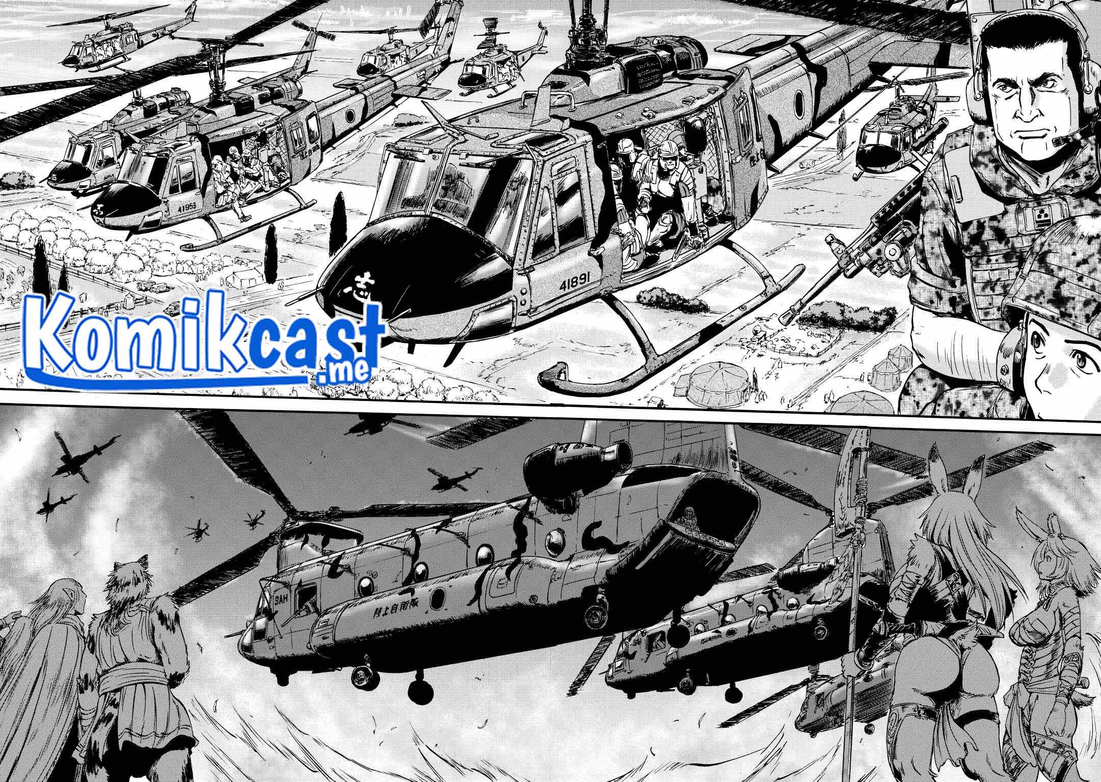 Gate – Jietai Kare no Chi nite Kaku Tatakeri Chapter 116 Gambar 24