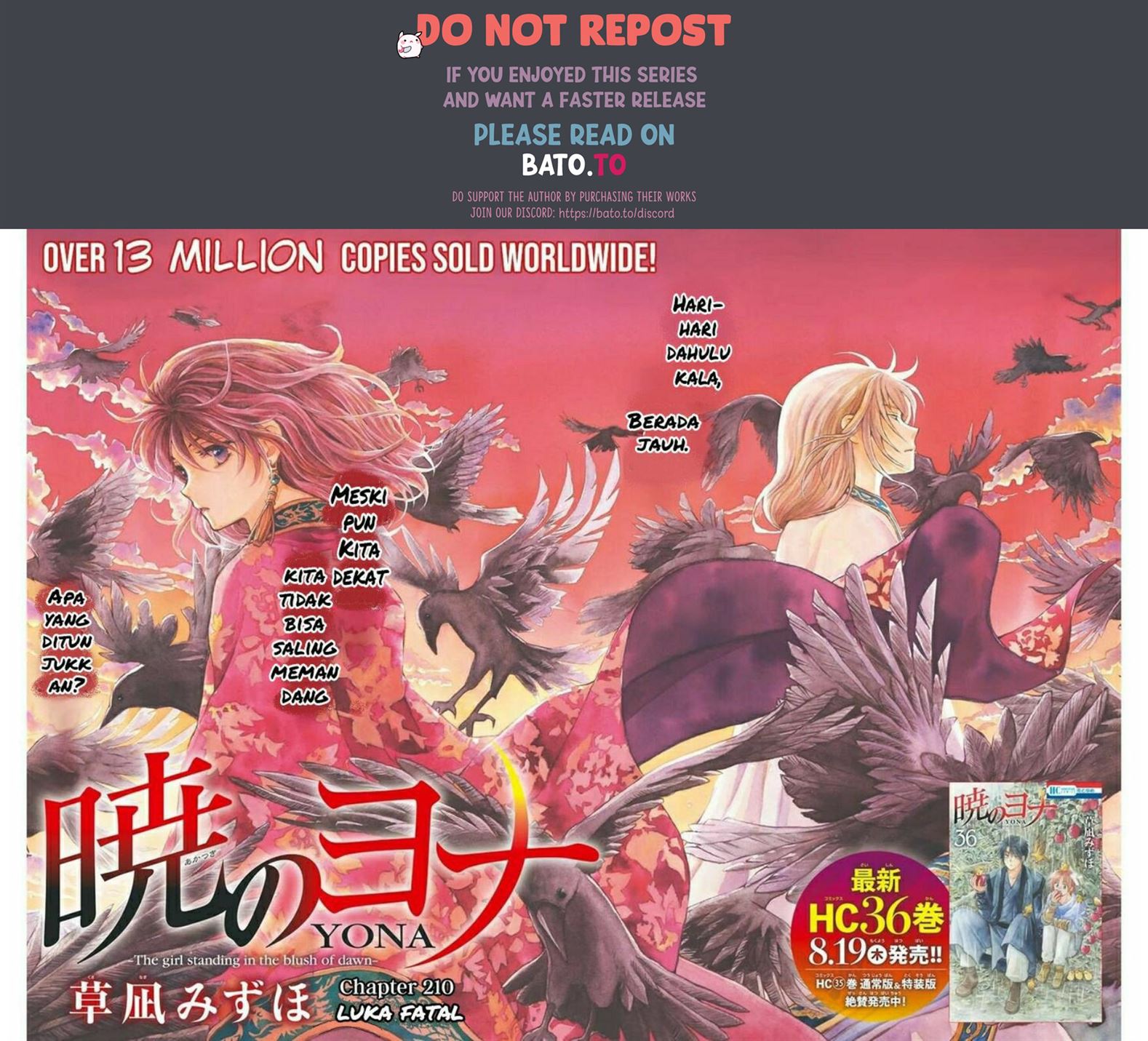 Komik Akatsuki no Yona Chapter 210 gambar nomor 1