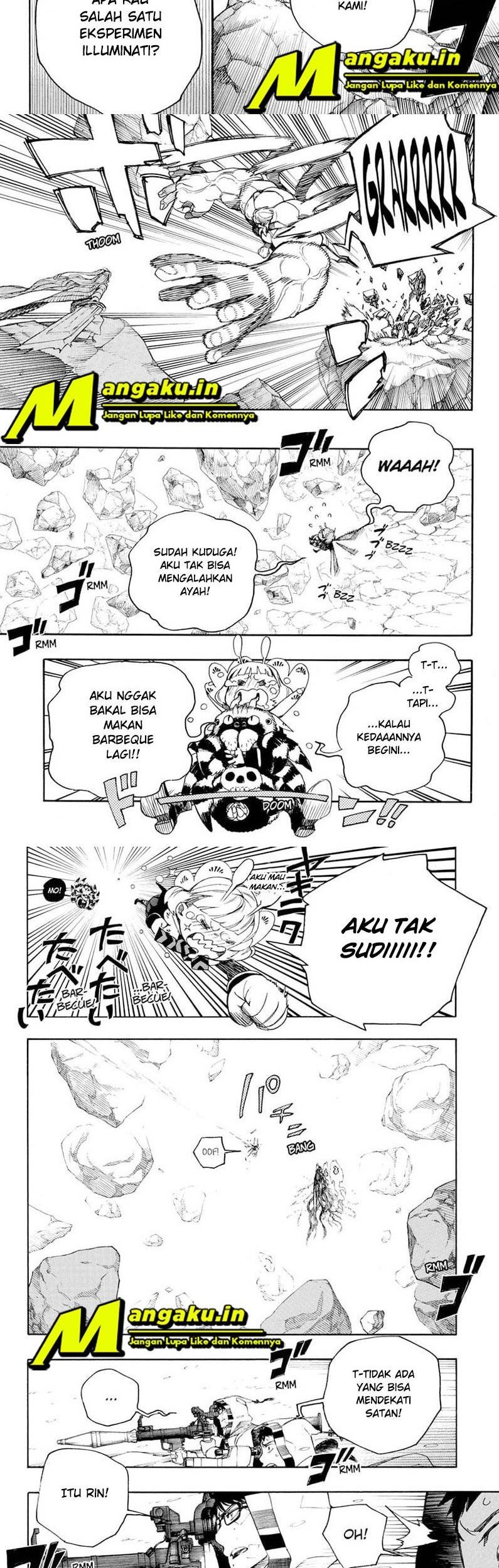 Ao no Exorcist Chapter 135.2 Gambar 3