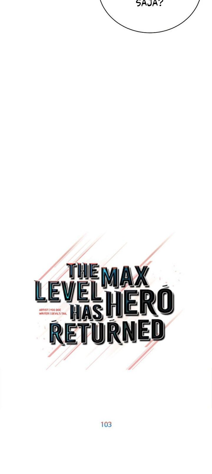 The MAX leveled hero will return! Chapter 103 Gambar 15