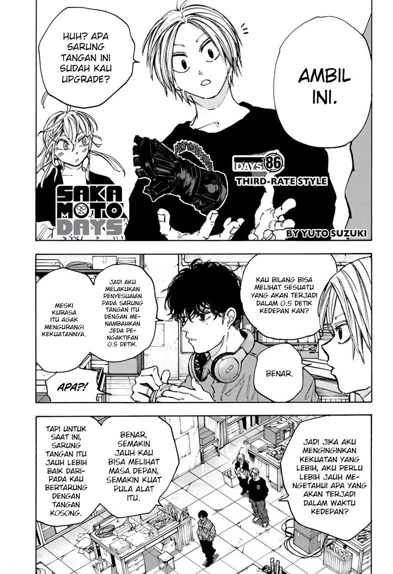 Manga Sakamoto Days Chapter 86 gambar nomor 2