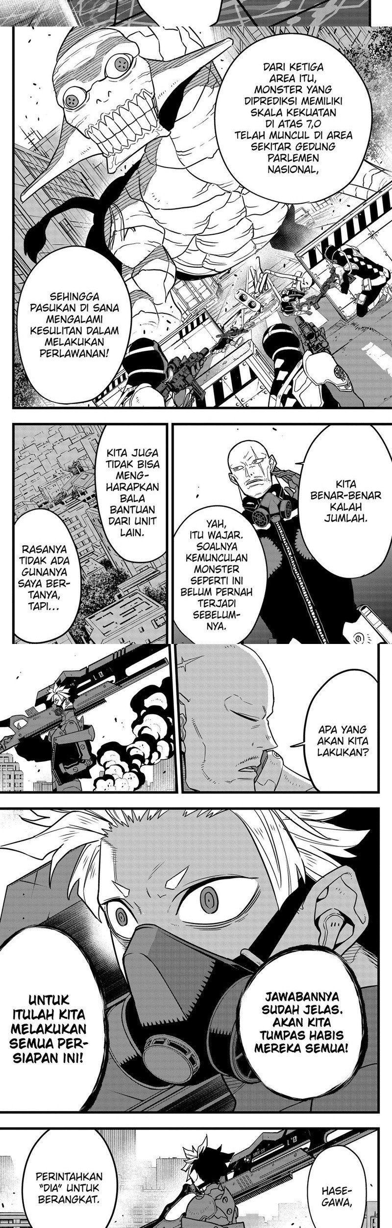 8Kaijuu Chapter 71 Gambar 9