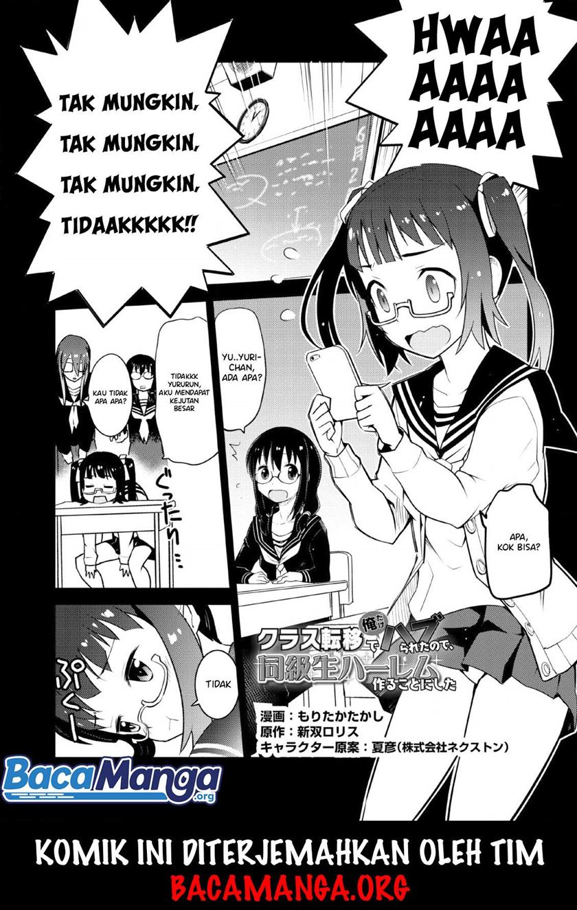 Manga Class Ten’i de Ore dake Haburareta no de, Doukyuusei Harem Tsukuru Koto ni shita Chapter 10 gambar nomor 2