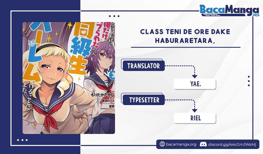 Komik Class Ten’i de Ore dake Haburareta no de, Doukyuusei Harem Tsukuru Koto ni shita Chapter 9 gambar nomor 1