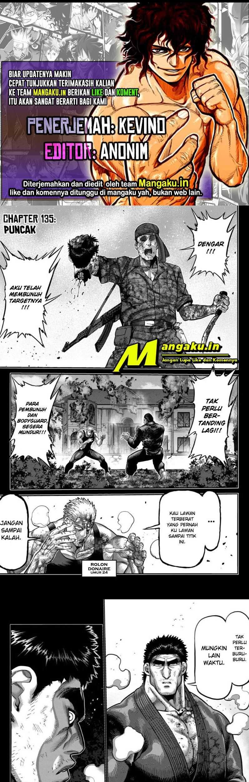 Komik Kengan Omega Chapter 135 gambar nomor 1