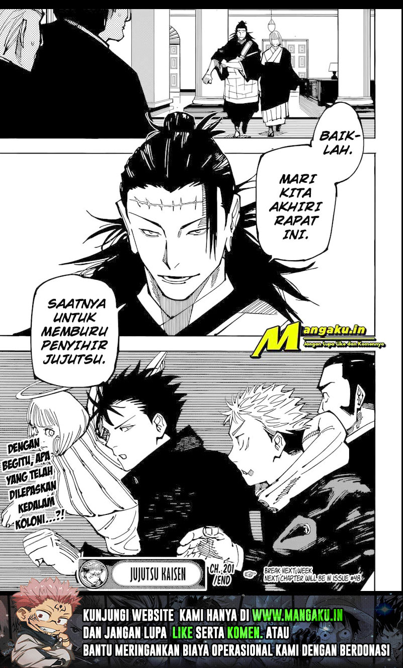 Jujutsu Kaisen Chapter 201 Gambar 19