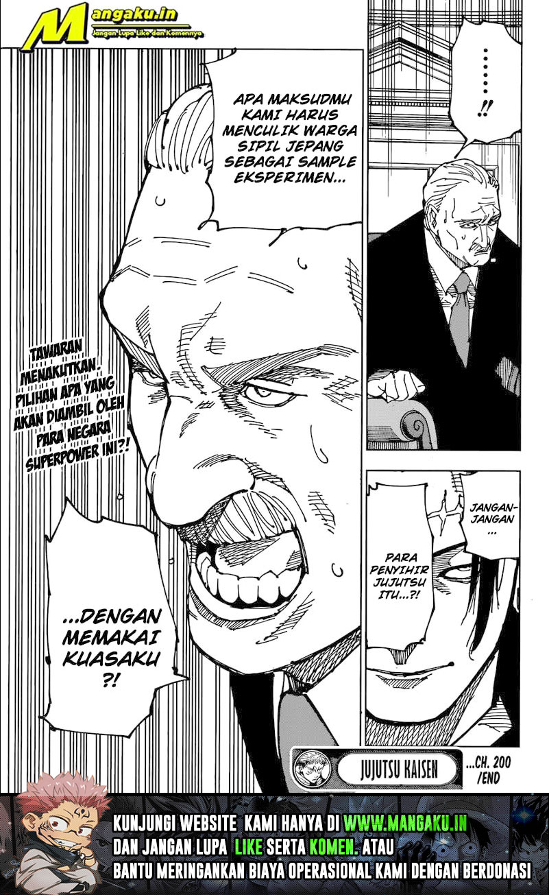 Jujutsu Kaisen Chapter 200 Gambar 20