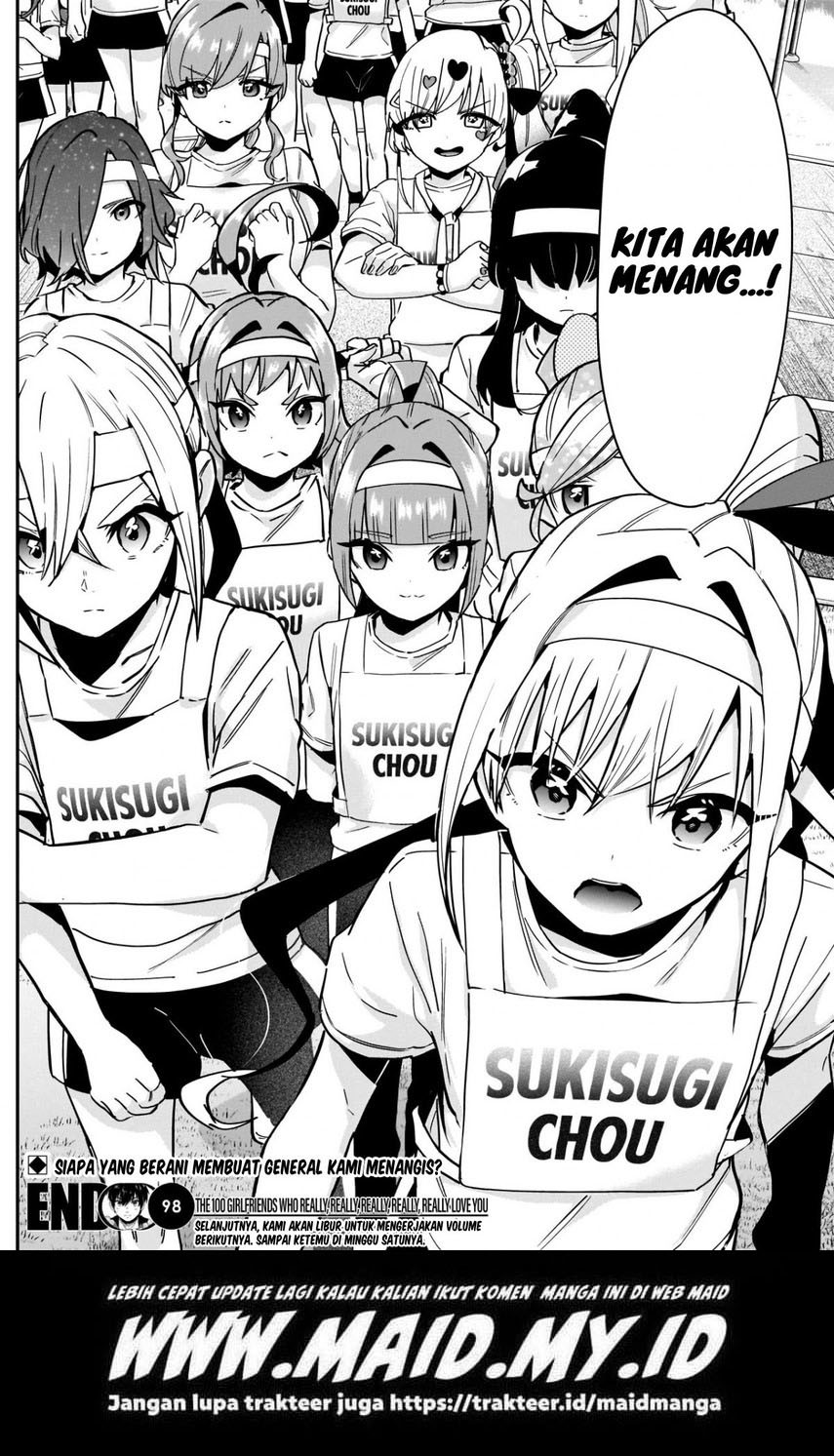 Kimi no Koto ga Dai Dai Dai Dai Daisuki na 100-ri no Kanojo Chapter 98 Gambar 21