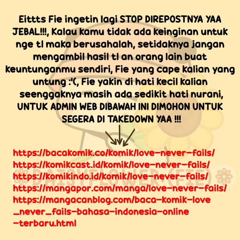 Love Never Fails Chapter 23 Gambar 37