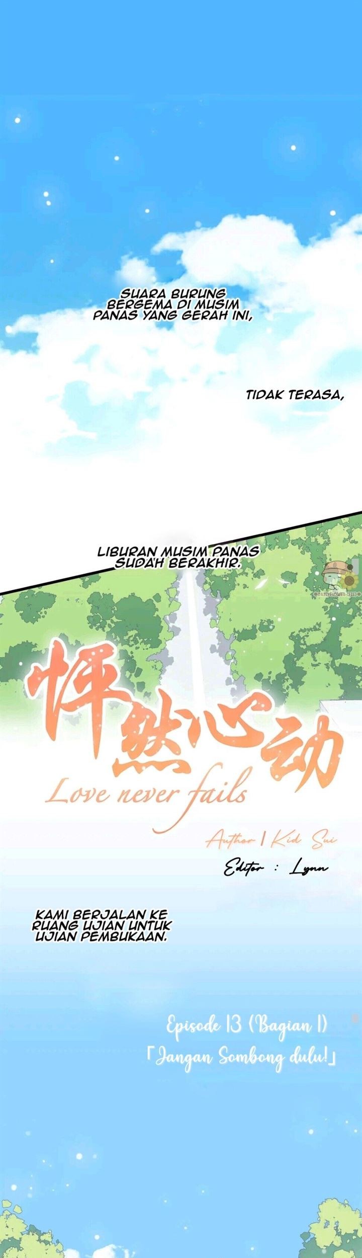 Manhua Love Never Fails Chapter 13.1 gambar nomor 2