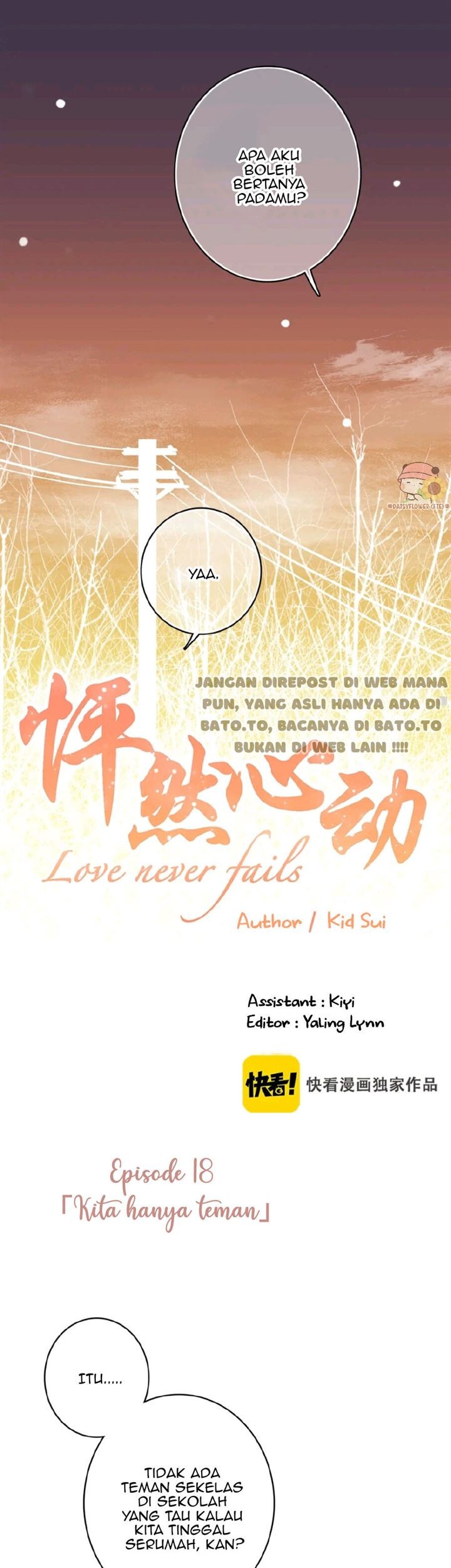 Manhua Love Never Fails Chapter 18 gambar nomor 2
