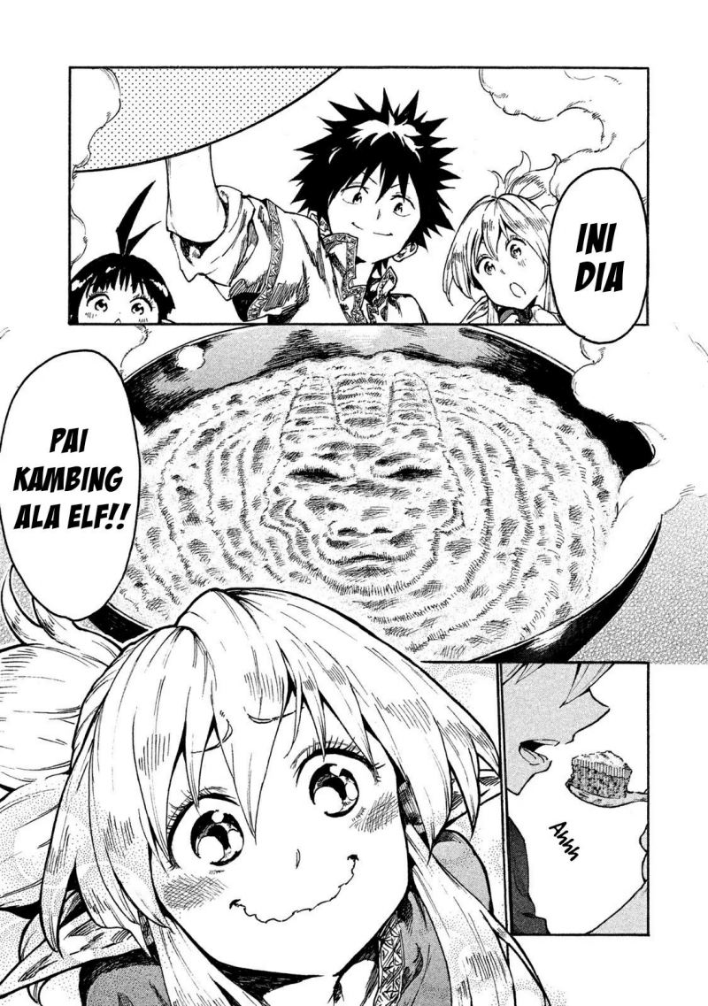 Mazumeshi Elf to Yuubokugurashi Chapter 10 Gambar 32