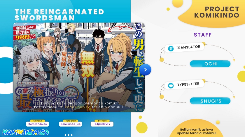 Komik The Reincarnated Swordsman With 9999 Strength Wants to Become a Magician! Chapter 01.5 gambar nomor 1