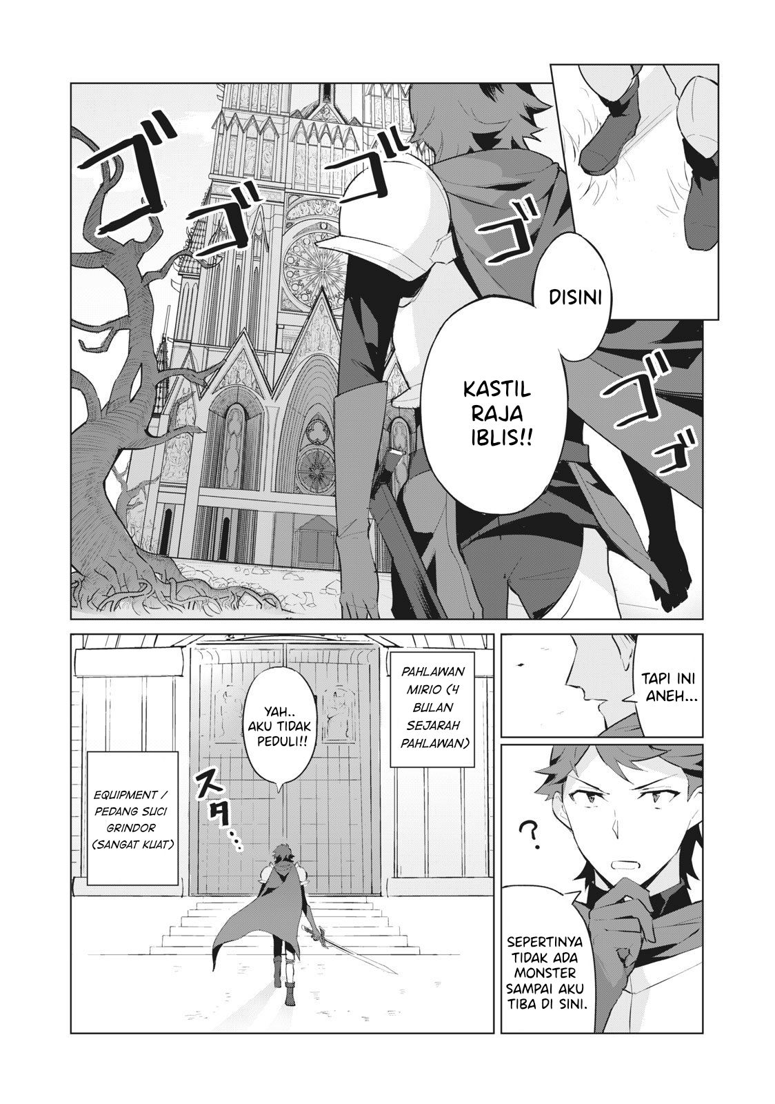 Biryuu Enshoutan ~Jikokouteikan ga Gekitei na Dragon-kyuu Bishoujo Maou o, Yuusha ga Icharabu de Taijisuru Ohanashi~ Chapter 1 Gambar 4
